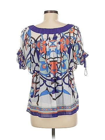 Nicole by Nicole Miller Short Sleeve Blouse (view 2)