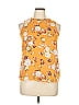 Pink Rose 100% Polyester Orange Sleeveless Blouse Size XL - photo 1