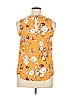 Pink Rose 100% Polyester Orange Sleeveless Blouse Size XL - photo 2