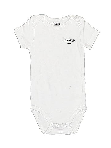 Calvin Klein Short Sleeve Onesie (view 1)