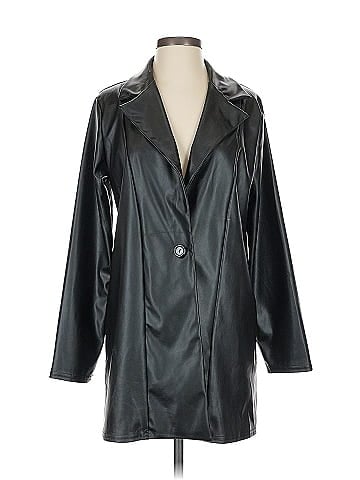 PrettyLittleThing Faux Leather Jacket (view 1)