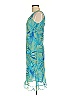 Studio 1 100% Polyester Tropical Blue Cocktail Dress Size 8 - photo 5