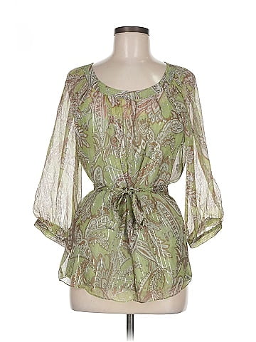 Andre Oliver 3/4 Sleeve Silk Top (view 1)
