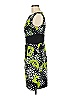 B-Works Print Green Cocktail Dress Size 8 - photo 5