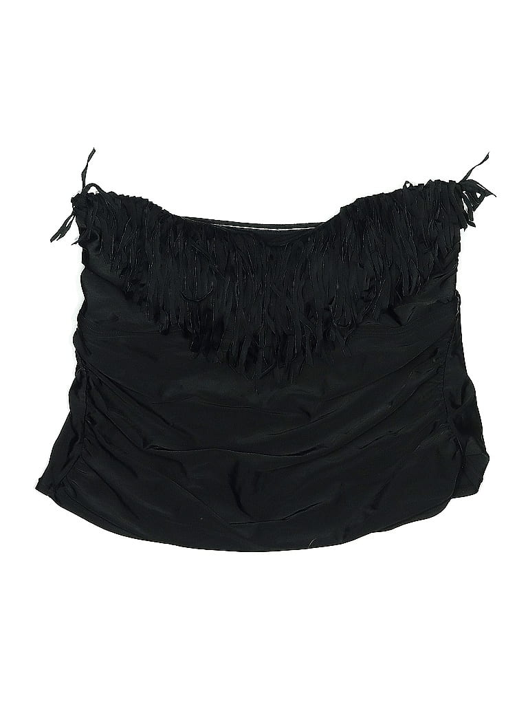 Pre-owned Swimsuits For All Swimsuit Top Black Swimwear