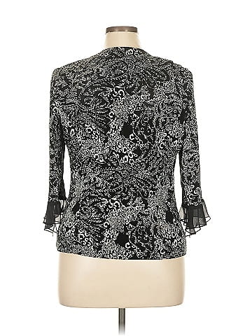 Alex Evenings 3/4 Sleeve Blouse (view 2)