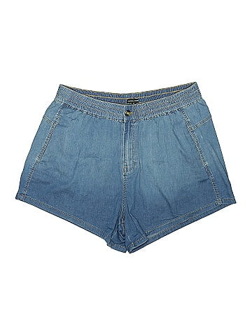 Universal Standard Denim Shorts (view 1)