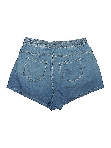 Universal Standard Denim Shorts (view 2)