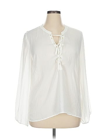Soho JEANS NEW YORK & COMPANY Long Sleeve Blouse (view 1)