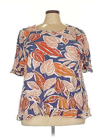 Evans Short Sleeve Blouse (view 1)