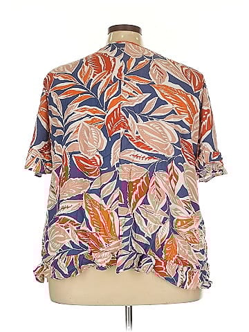 Evans Short Sleeve Blouse (view 2)