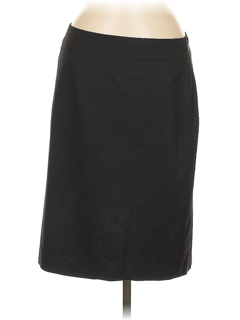 Click to view more detailed imagery on our partner's website Pre-owned Banana Republic Wool Skirt In Black