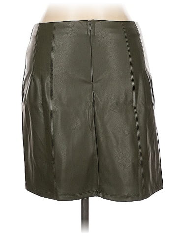 Blāshe Faux Leather Skirt (view 2)