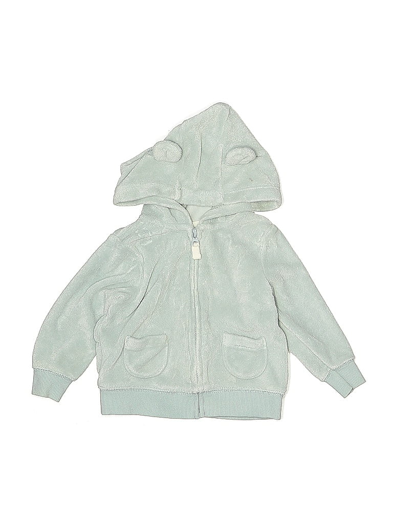Pre-owned Carter's Babies' Zip Up Hoodie In Blue