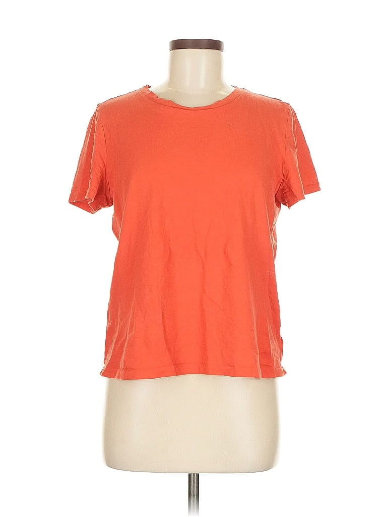 Pre-owned Gap Short Sleeve T-shirt In Orange