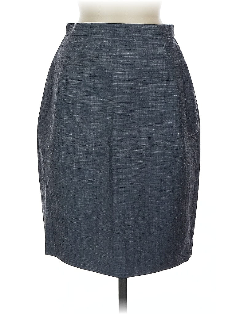 Pre-owned Escada Wool Skirt In Gray