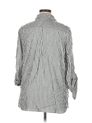 Velvet Heart 3/4 Sleeve Button-Down Shirt (view 2)