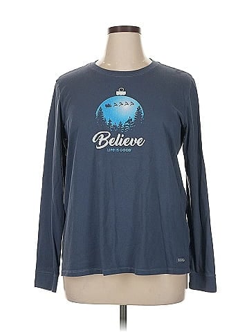 Life Is Good Long Sleeve Top (view 1)