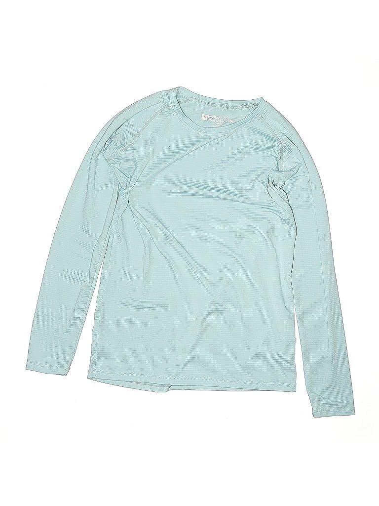 Pre-owned Mountain Warehouse Kids' Long Sleeve T-shirt In Blue