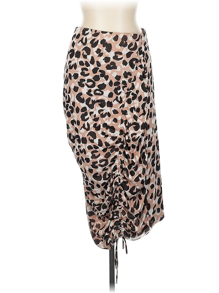 Pre-owned Calvin Klein Casual Skirt In Brown