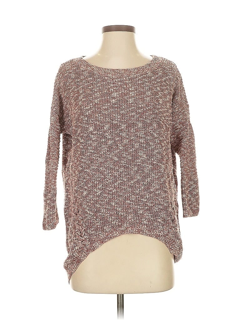 Pre-owned Express Pullover Sweater In Brown