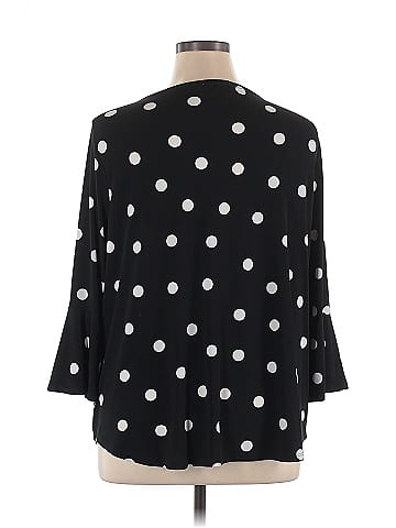 Carmen Carmen Marc Valvo 3/4 Sleeve Top (view 2)