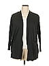 Terra & Sky Black Cardigan Size 0X - photo 1