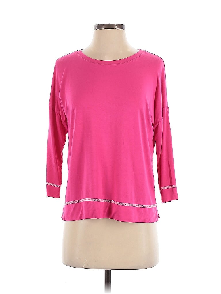 Pre-owned Pure Amici 3/4 Sleeve T-shirt In Pink