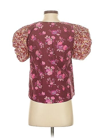 LoveShackFancy Short Sleeve Blouse (view 2)