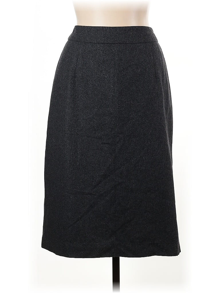 Pre-owned Chadwicks Wool Skirt In Gray
