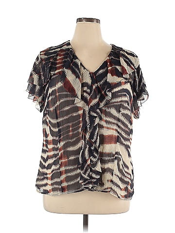Jones New York Collection Short Sleeve Blouse (view 1)