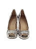 Stuart Weitzman Animal Print Silver Tan Heels Size 5 1/2 - photo 2