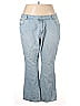 Jeanology 100% Cotton Blue Jeans Size 24w - photo 1