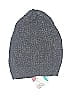 Dark gray knit beanie hat