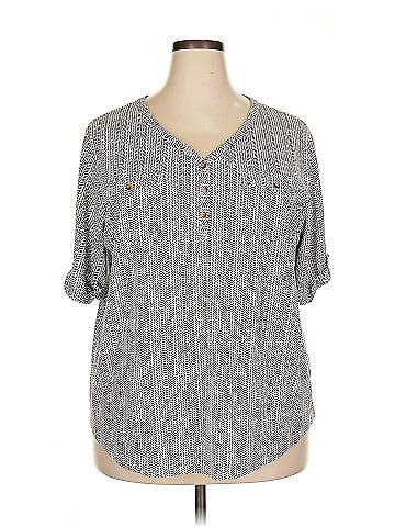 Croft & Barrow Short Sleeve Blouse (view 1)