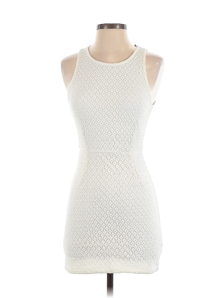 Pre-owned Minkpink Cocktail Dress In White