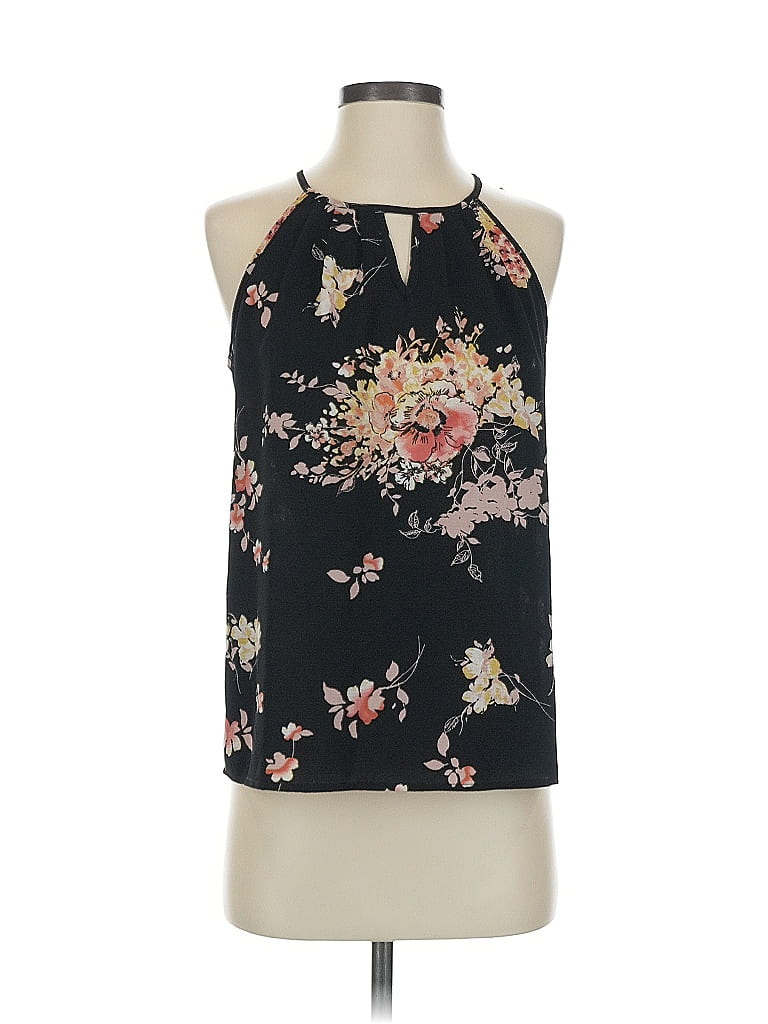 Pre-owned Papermoon Sleeveless Blouse In Black