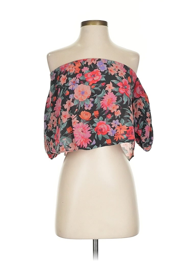 Pre-owned Kimchi Blue 3/4 Sleeve Blouse In Pink