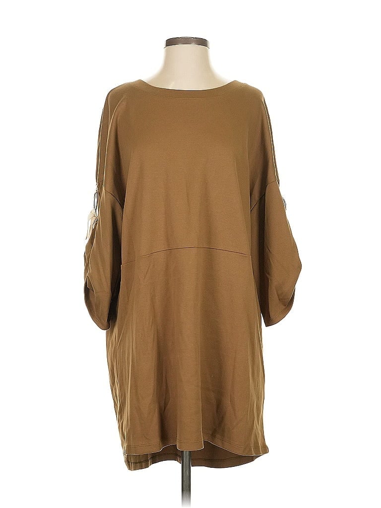Pre-owned Zara W&b Collection Casual Dress In Brown