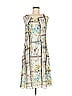 Chelsea28 100% Polyester Graphic Gray Blue Cocktail Dress Size 6 - photo 1