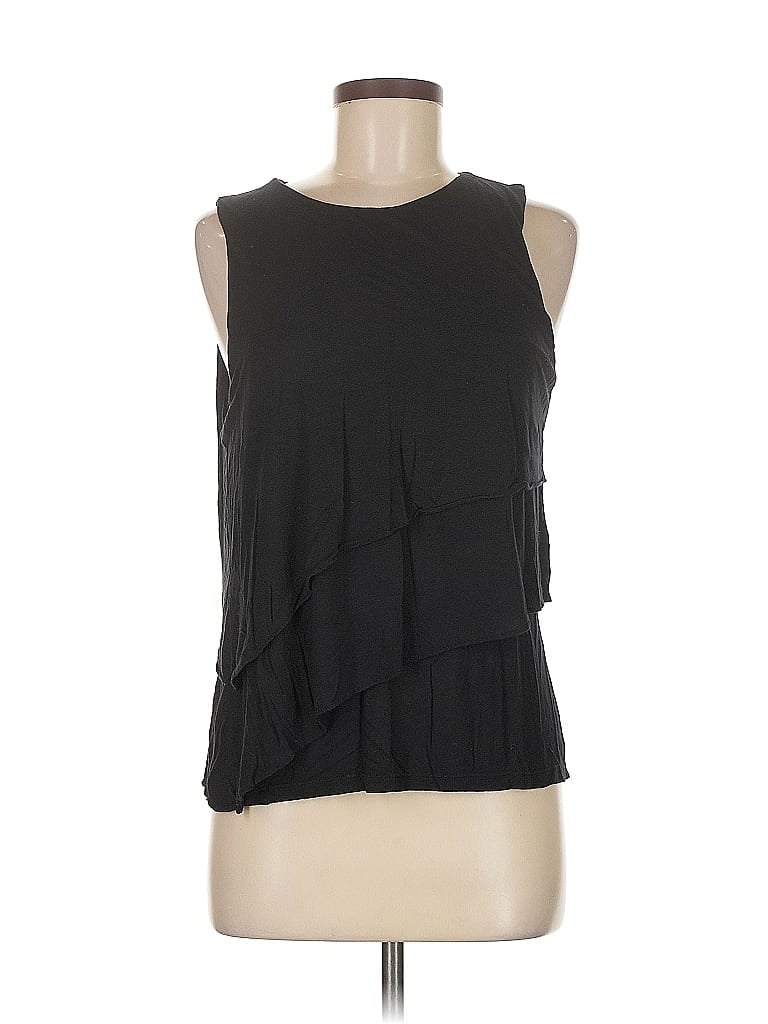 Pre-owned Polo Ralph Lauren Sleeveless Blouse In Black