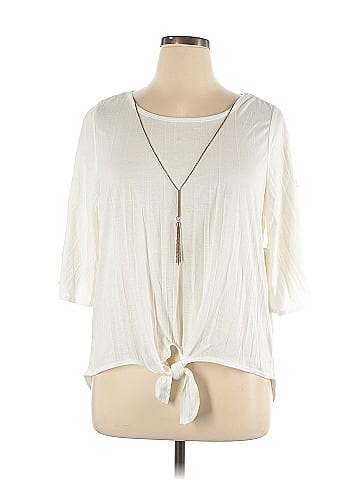 New York Laundry 3/4 Sleeve Top (view 1)