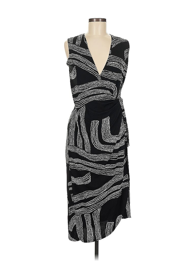 Me&Thee Graphic Gray Black Cocktail Dress Size 8 - photo 1