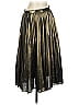 Ann Taylor 100% Polyester Metallic Gold Formal Skirt Size 0 - photo 1
