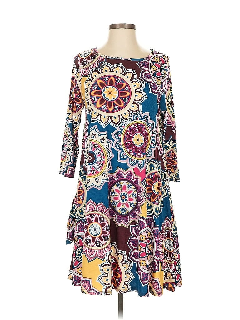 HerShe Paisley Purple Casual Dress Size S - photo 1