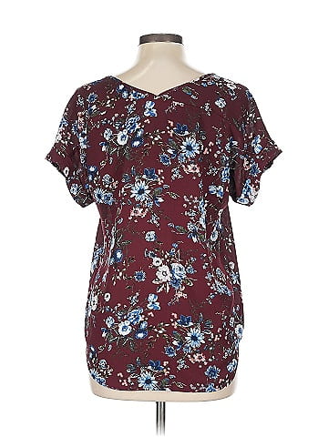 Pink Rose Short Sleeve Blouse (view 2)