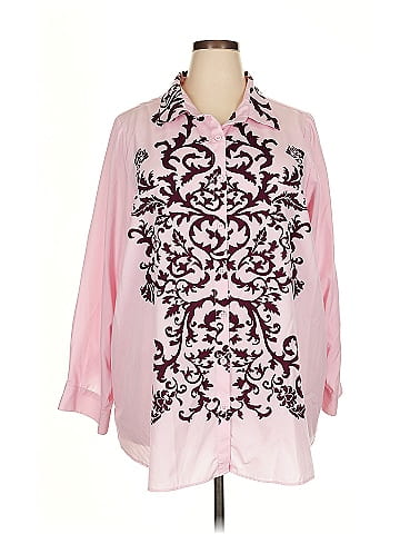 Roaman's 3/4 Sleeve Blouse (view 1)