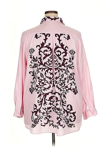 Roaman's 3/4 Sleeve Blouse (view 2)