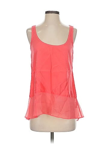 Bebe Sleeveless Silk Top (view 1)