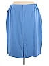 Le Suit Solid Blue Formal Skirt Size 22 - photo 2